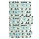 Vorschaubild Windeltasche 16 x 26 Bio Baumwolle - blau