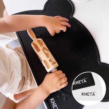 Knetunterlage 2er-Set Bärchen schwarz & weiß