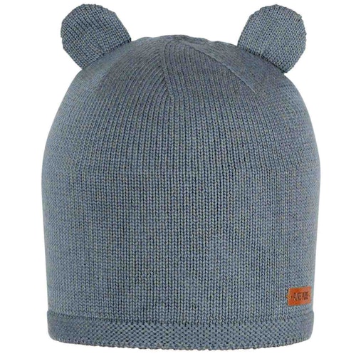 Öhrchen Strickmütze Wolle Seide
