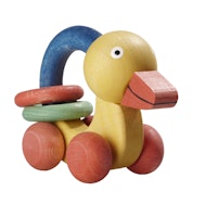 Ente Greifspielzeug - reine Natur pflanzl. gefärbt