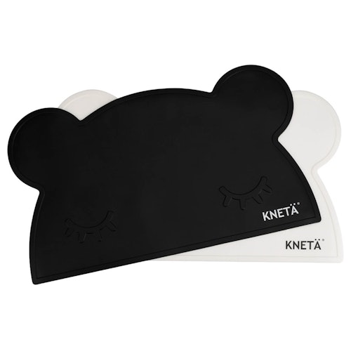 Knetunterlage 2er-Set Bärchen schwarz & weiß