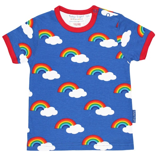 Kurzarm T-Shirt Regenbogen