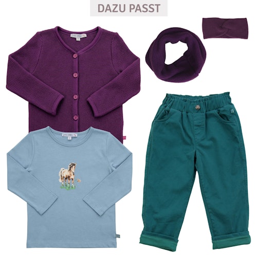 Langarmshirt mit Eichhörnchen Druck