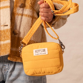 Tasche Mini für Kinderkamera honey