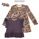 Vorschaubild Florales Kleid mit Rüschenärmel