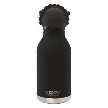 Bestie Bottle Edelstahltrinkflasche Trinkhalm Schwarzes Schaf 460 ml