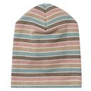 Vorschaubild Wolle Seide Mütze Beanie geringelt Pastell 50/56