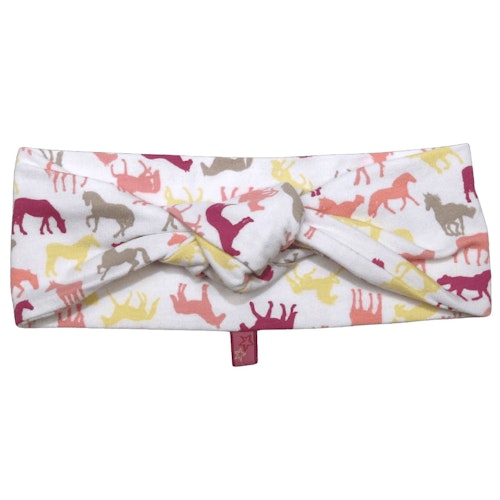 Elastisches Haarband Jersey Pferde