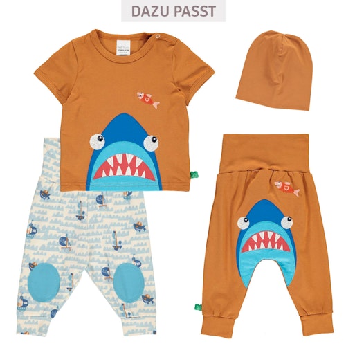 Kurzarm T-Shirt Tiergesicht