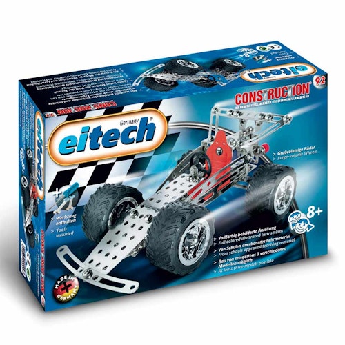Metallbaukasten Kinder 8-15+ Jahre Rennwagen 180 tlg