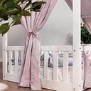 Vorschaubild Musselin Baldachin für Hausbett, 470x100