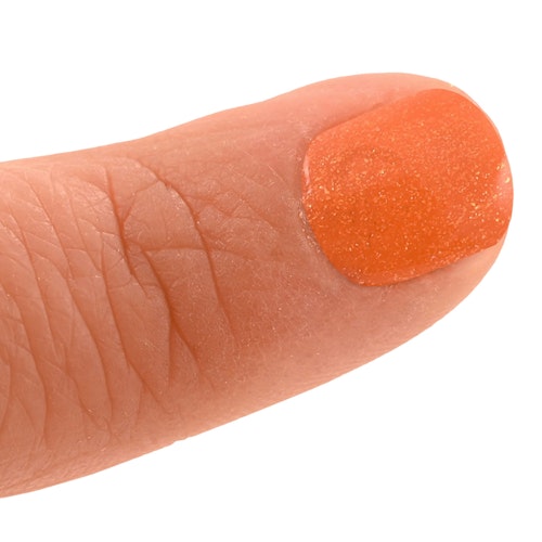 Kinder Nagellack auf Wasserbasis Glitzer Orange