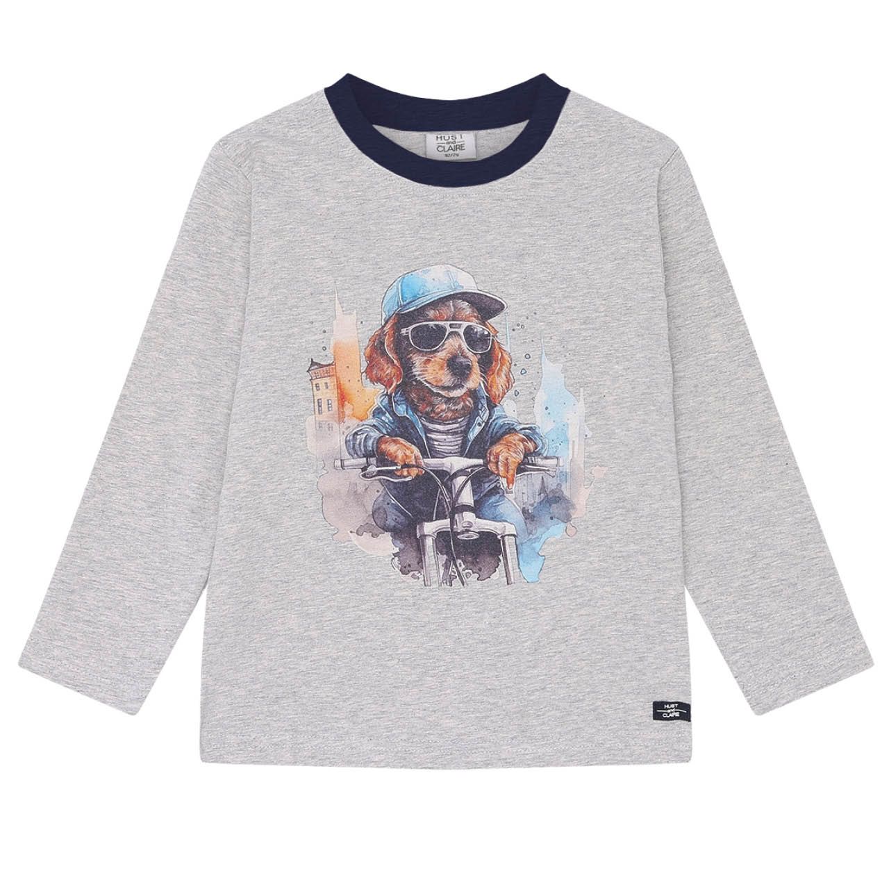 Langarmshirt Hust & Claire Interlock/Jersey Motiv