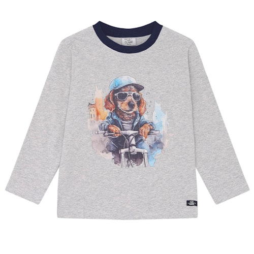 Weiches Langarmshirt cooler Hund