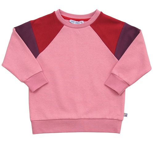 Sweatshirt Colourblock pink