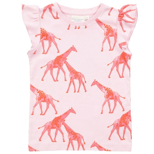 Sommer Kinder Schlafanzug kurz Giraffen