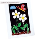 Vorschaubild Buntpapier gummiert 12 farbig - 14 x 20cm