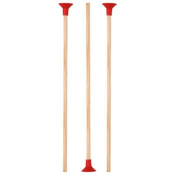 3er Set Sicherheitspfeile rot 34 cm für Minibogen