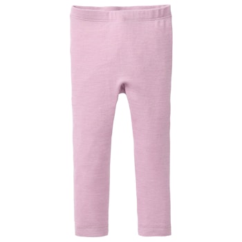 Wolle Seide Leggings flieder