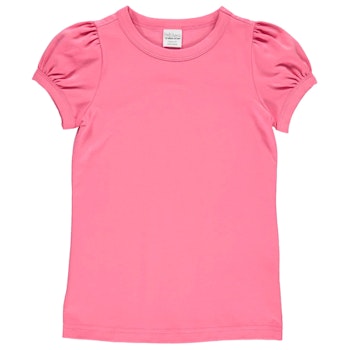Elastisches T-Shirt Puffärmelchen pink