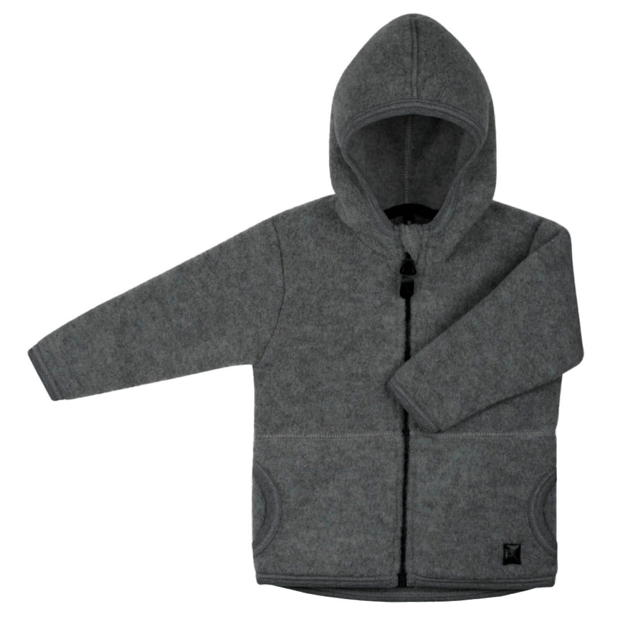 Jacke Pure Pure Fleece Schurwolle Kapuze