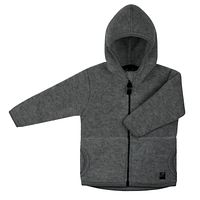 Jacke Pure Pure Fleece Schurwolle Kapuze