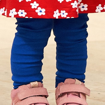 Basic Ripp Leggings rot