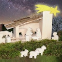 Vorschaubild Weihnachtskrippe – Holzstall Bausatz zum selber bauen