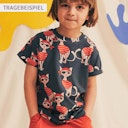Vorschaubild Dehnbares T-Shirt Hunde Print