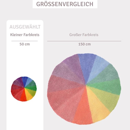 Farbenkreis aus Filz
