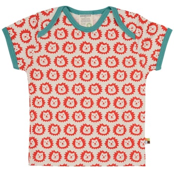 Kurzarm Shirt Löwen rot