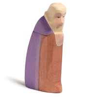 Josef I - Krippenfigur aus Holz, 13 cm