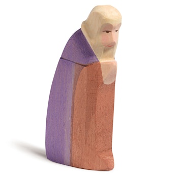 Josef I - Krippenfigur aus Holz, 13 cm