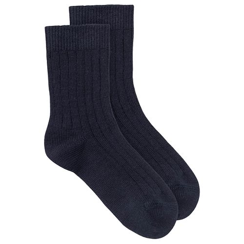 Socken People Wear Organic gerippt Uni