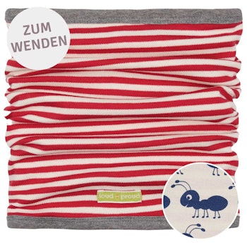 Wende Schlauchschal Ringel rot