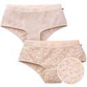 Vorschaubild Doppelpack Damenpanty Blüten