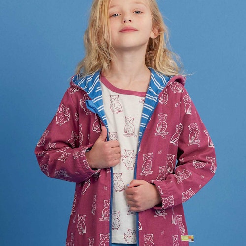 Herbstjacke leicht gefüttert Eule