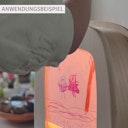 Vorschaubild Nachtlicht Lampe dimmbar LED ohne Folie/Silhouette 27x26x10 cm