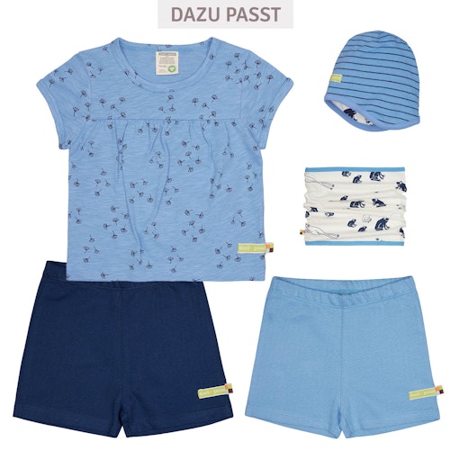 Leichtes Slub Jersey Shirt kurzarm