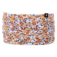 Schlauchschal leicht 2-10 Jahre Blumen rosa-blau