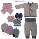 Vorschaubild Steckschal Wolle 70 cm ca. 1-3 Jahre mauve