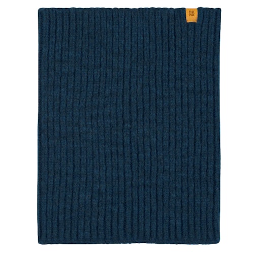 Damen Loop Baby Alpaka Merinowolle Mix blau
