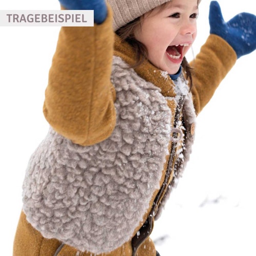 Warme Wolle Plüsch-Weste