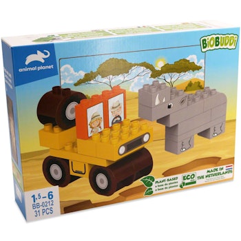 Bio Bausteine Set ab 18 Monaten – Safari Jeep