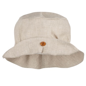 Leichte Leinen Sommermütze beige