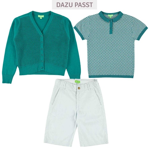 Kurzarm Poloshirt Frottee Wal-Details