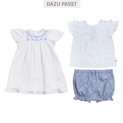 Verspieltes Kleid kurzarm