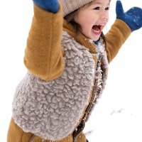 Warme Wolle Plüsch-Weste