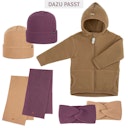 Vorschaubild Onesize Kinder Erwachsenen Beanie Merino-Kaschmir beige