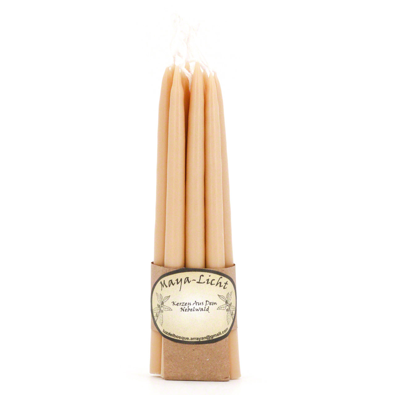 Maya Licht –Palmölfreie Kerzen 14cm 10er Set créme